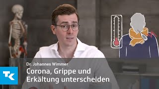 Wie kann ich Corona Erkältung und Grippe voneinander unterscheiden  Dr Johannes Wimmer [upl. by Macmullin]