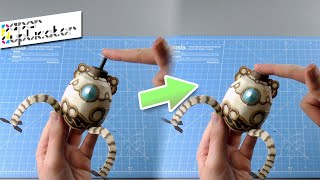 Building Paper TerrakoEgg guardian with Moving head Age of Calamity  Paper Duplicator [upl. by Nyltyak]