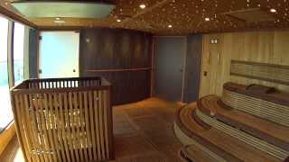 Costa Deliziosa Samsara Sauna Finlandese  Cruise Ship [upl. by Tali]