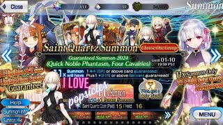 Paid Gacha GSSR 2024 New Year  ST Quick Banner   FGO NA [upl. by Sankaran895]