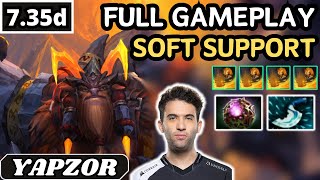 735d  Yapzor EARTHSHAKER Soft Support Gameplay 25 ASSISTS  Dota 2 Full Match Gameplay [upl. by Marcy]