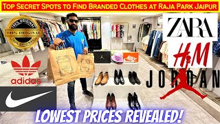 SORT Top Secret Spots to Find Branded Clothes at Raja Park Jaipurs Lowest Prices Revealed [upl. by Vallery493]