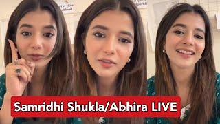 Samridhi Shukla LIVE Samridhi Shukla Completes 9 Months As Abhira Receives Gifts From YRKKH Fans [upl. by Akinhoj]