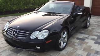 2004 Mercedes Benz SL500 Roadster Review and Test Drive by Bill Auto Europa Naples [upl. by Lallage450]