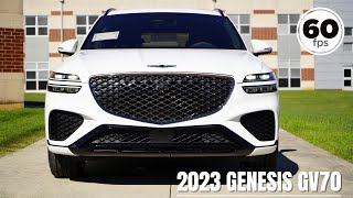 2023 Genesis GV70 Review  The BEST Compact Luxury SUV [upl. by Lunneta]