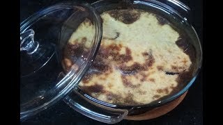 How to make Moussaka 26 مسقعة بالبشاميل  Eggplants With Béchamel sauce [upl. by Aiello]