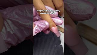 Satisfying moment 🫧 nails nailtech acrylicnails acrylics satisfying [upl. by Amzaj734]