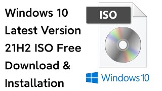 Windows 10 latest Version 21H2 Download amp Installation [upl. by Attoynek]