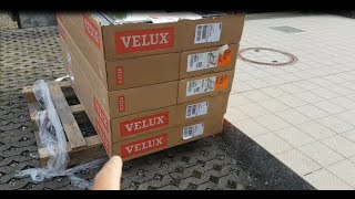 Stoglangiukas  6 seni VELUX pakeisti i naujus VELUX  Sudėtingoje dvigubo falco dangoje 1  diena [upl. by Eybba]