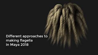 Approaches to making flagella in Maya 2018 [upl. by Aidahs971]