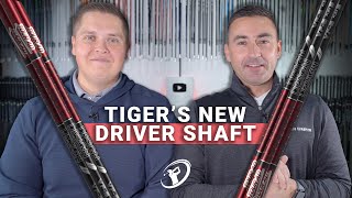 TIGER WOODS’ NEW DRIVER SHAFT  Does Ian prefer the stiff flex Graphite Design Tour ADVF [upl. by Kiefer]