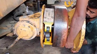 Installed Hindustan Loader 2021B Wheel Hub Maintenance Mechanic Gyan [upl. by Ahsinit]