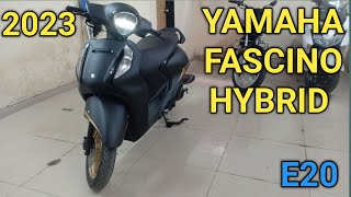 2023 Yamaha Fascino 125 Hybrid  New Model Yamaha Fascino 125 Detailed Price Features  CAARNAV TECH [upl. by Finnigan]