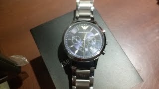 EMPORIO ARMANI WATCH AR2448 UNBOXING [upl. by Rosio138]