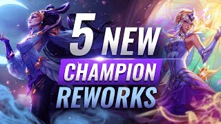 MASSIVE CHANGES 5 NEW CHAMPION REWORKS  Kit Updates  VFX Redesigns  League of Legends Season 10 [upl. by Willet]