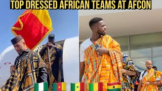 CAN 2023  AFCON 2023  Best DRESSED and Arrival of football teams at the African nations cup [upl. by Grissom210]