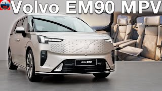 All NEW 2024 Volvo EM90  LUXURY Electric MPV exterior interior FIRST LOOK [upl. by Bolling]