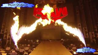 WWE RAWs First Pyro in The Thunderdome RAW 24082020 Pyro [upl. by Stochmal640]