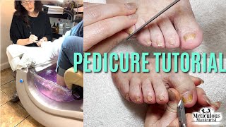 Pedicure Tutorial Why your Toenails may be Yellow [upl. by Sinclare951]