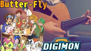 Butterfly  數碼寶貝OP  Digimon Adventure 和田光司  FingerStyle Guitar  Covered by Feifei Du [upl. by Aicinad]