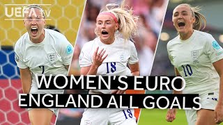 ENGLAND Womens EURO All GOALS  Womens Finalissima [upl. by Adiela]