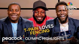 TPain Reveals His Favorite Olympic Sport  Olympic Highlights with Kevin Hart and Kenan Thompson [upl. by Nomi]