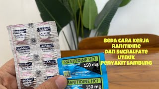 Beda kerja ranitidine dan sucralfat untuk penyakit gatritis ranitidine sucralfat gastritis obat [upl. by Plath865]