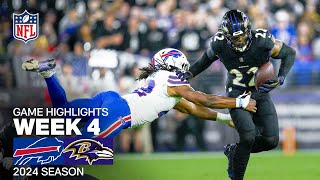 Buffalo Bills vs Baltimore Ravens  2024 Week 4 Game Highlights [upl. by Burty]