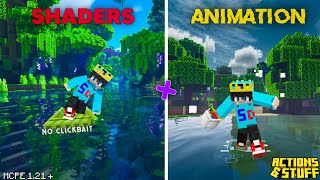 Top 4 Best Shaders For MCPE । 121 Render Dragon Supported [upl. by Enerahs]