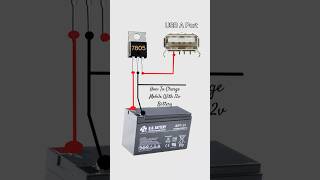 Simple Project 7805 IC  Mobile Charger  Short new [upl. by Aikyn536]