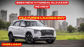 2024 New Hyundai Alcazar Detailed Walkaround Features Loaded SUV hyundai hyundaialcazar review [upl. by Brant462]