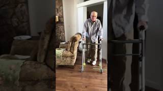 Overcoming Parkinsons Freezing of Gait – First Time Walking with the NexStride [upl. by Doowrehs]