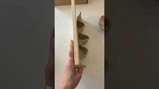 DIY Candelabra using airdry clay diy handbuiltpottery candleaccessories potterylife ceramics [upl. by Wallinga]