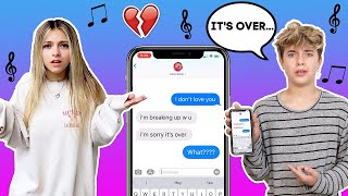 Tik Tok Lyric TEXT PRANK On My GIRLFRIEND WE BROKE UP🥺💔 Gavin Magnus ft Coco Quinn [upl. by Laurianne]