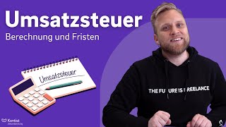 Umsatzsteuer einfach erklärt  So wird USt und Vorsteuer berechnet  MehrwertsteuerBerechnung [upl. by Bartram]