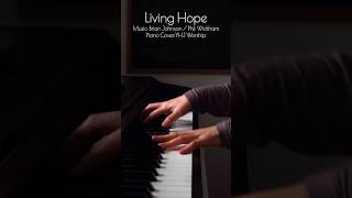 Living Hope Phil Wickham Bethel Music with Lyrics Piano Cover Gospel Music Piano Worship Song [upl. by Lepp]