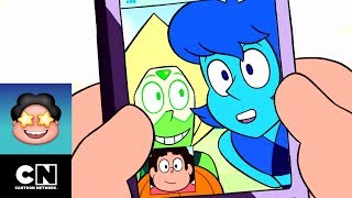 A videochamada de Peridot e Lápis  Steven Universo  Cartoon Network [upl. by Ittak310]