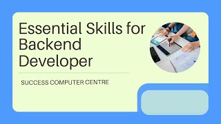 Backend developer တစ်ယောက်ဖြစ်ရန် လိုအပ် သော Skill များ Essential Skills for Backend developer [upl. by Olbap699]