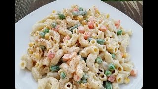 How to make a classic American Macaroni Salad recipe [upl. by Macnair]