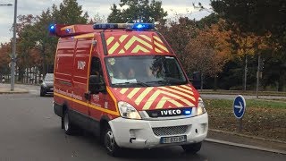 Départ AVP VSAVVIDPVTP Pompiers Lyon 5 CIE [upl. by Anawk157]