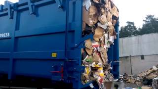 CombiMega FR waste compactor  emptying [upl. by Orban872]