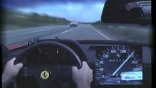 Ferrari F40 On The Road 320 kmh [upl. by Relyk454]