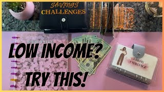 How to Save Money on a Fixed Income  Low Income Savings Challenges 2023  Dave Ramsey Inspired [upl. by Ruamaj392]