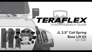 TeraFlex Install JL 25quot Base Lift Kit [upl. by Elime910]