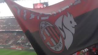 Ieri stavo allo stadio di San Siro qui ascolterete la lettura della formazione del Milan [upl. by Angrist]