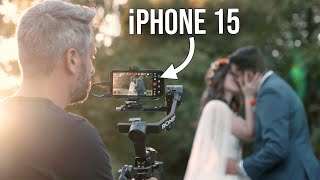 Can We Film a WEDDING With an iPhone 15 [upl. by Lasonde]