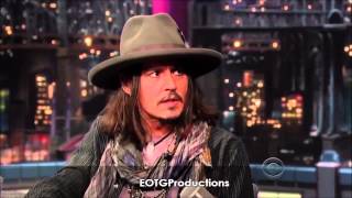 JOHNNY DEPP  David Letterman Full Interview February 2013 [upl. by Briggs]