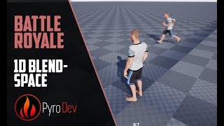 Battle Royal Series  Blendspace 1D replicated UE4 [upl. by Ofella]