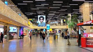 Schiphol Amsterdam Airport Walking Tour [upl. by Thurber]