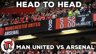 MAN UNITED VS ARSENAL  HEAD TO HEAD  MOURINHO VS WENGER [upl. by Akerue]